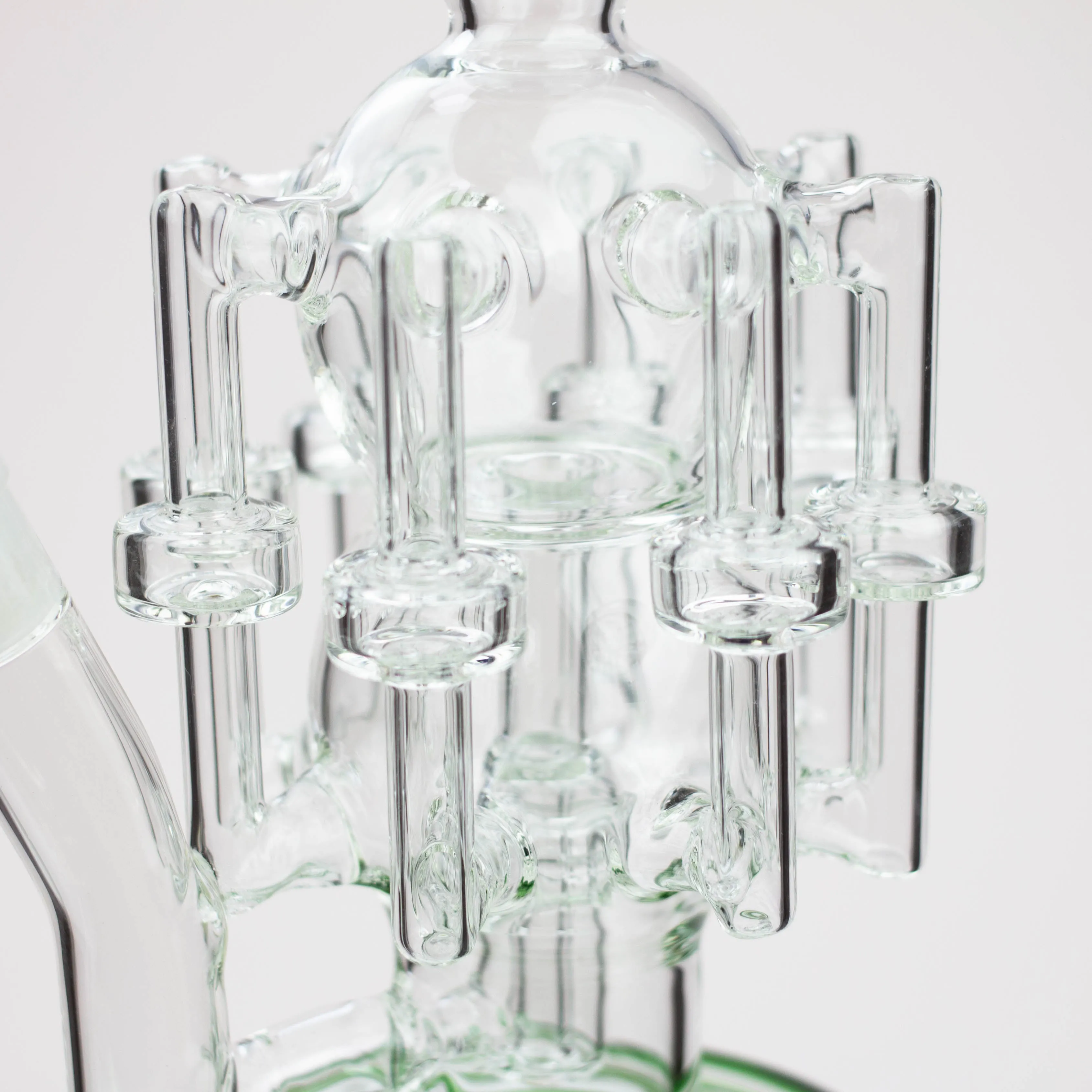 13.5" H2O Glass Water Recycler Bong