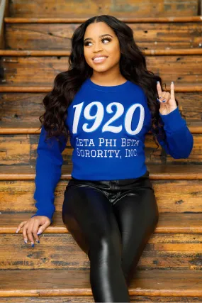 1920 Z Phi B Chenille Sweatshirt