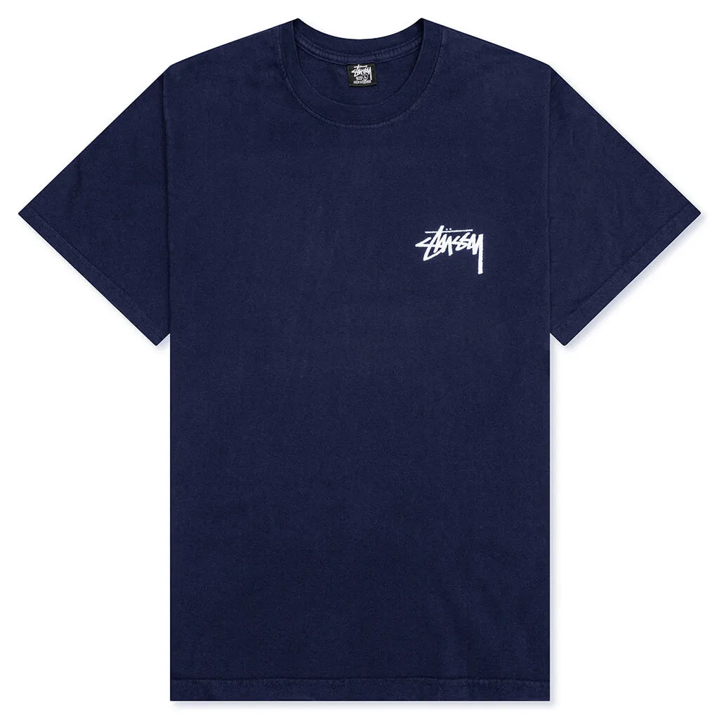 8 Ball Fade Tee - Navy