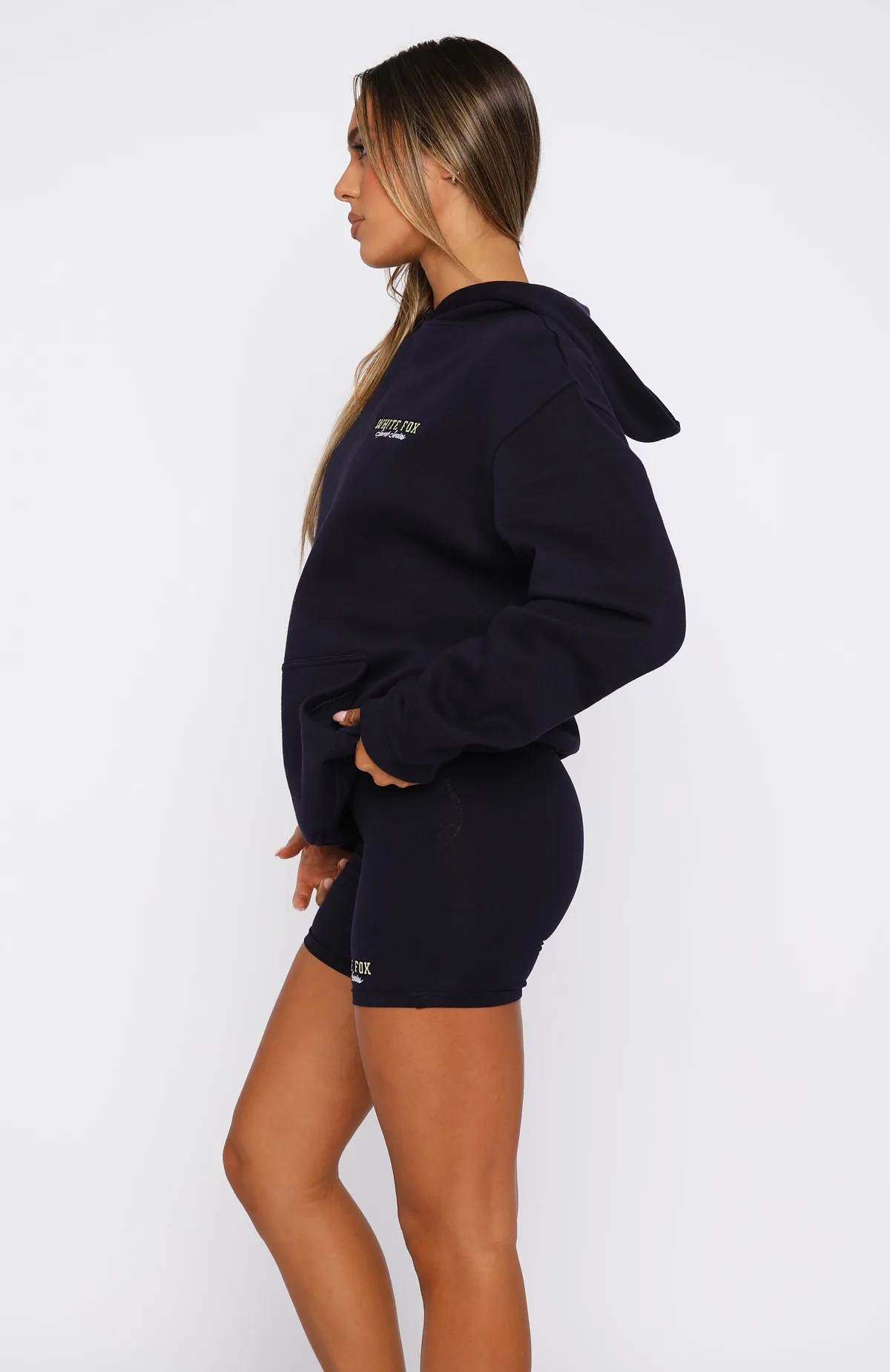 A Power Move Oversized Hoodie Navy