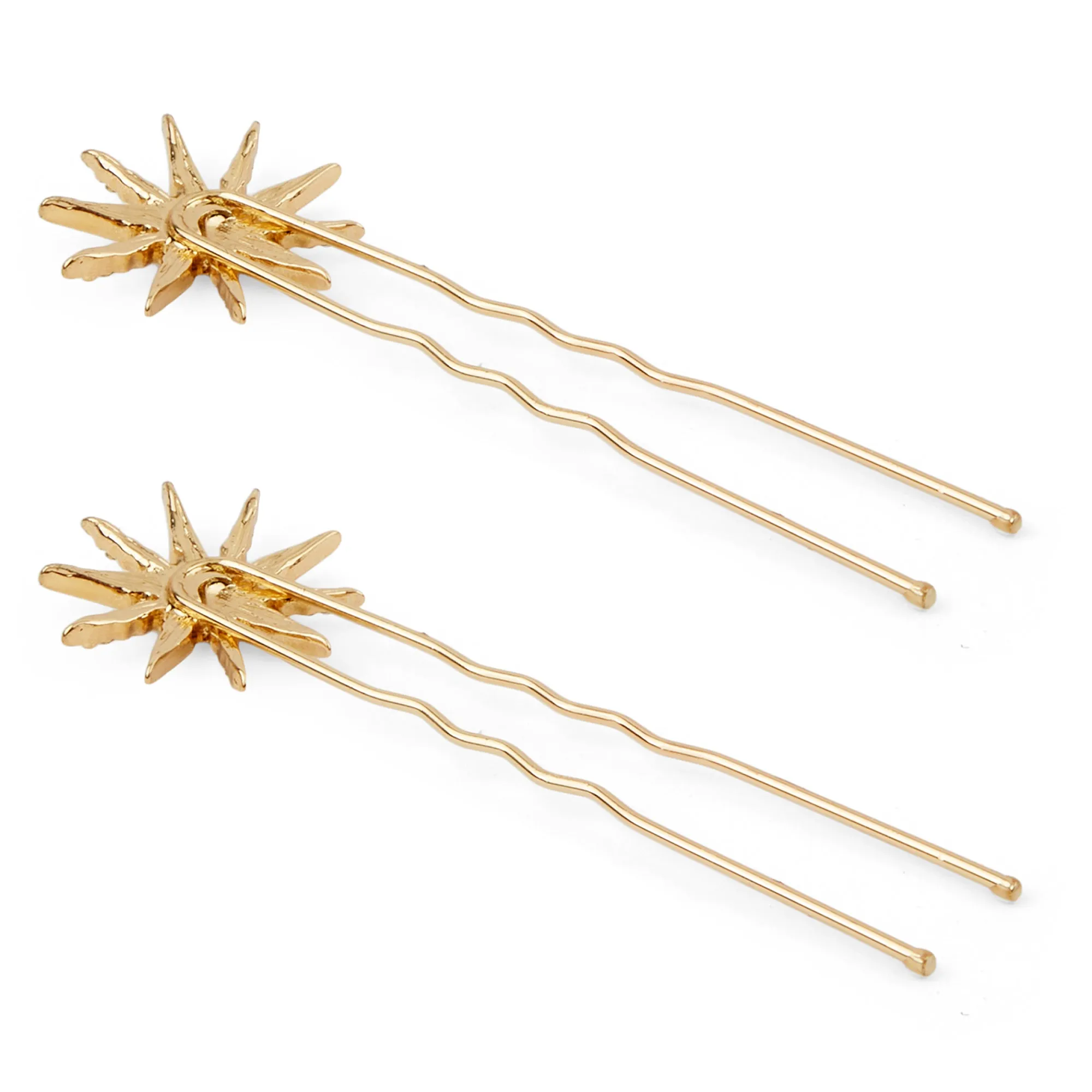 Accessorize London Sparkly Star U Pins Set Of Two