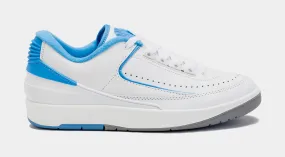 Air Jordan 2 Retro Low University Blue Mens Lifestyle Shoes (White/Blue) Free Shipping