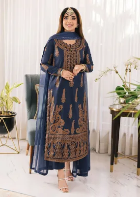 AJSM-49 - Unstitched - Maahru, Noorie & Meerub Collection 2023