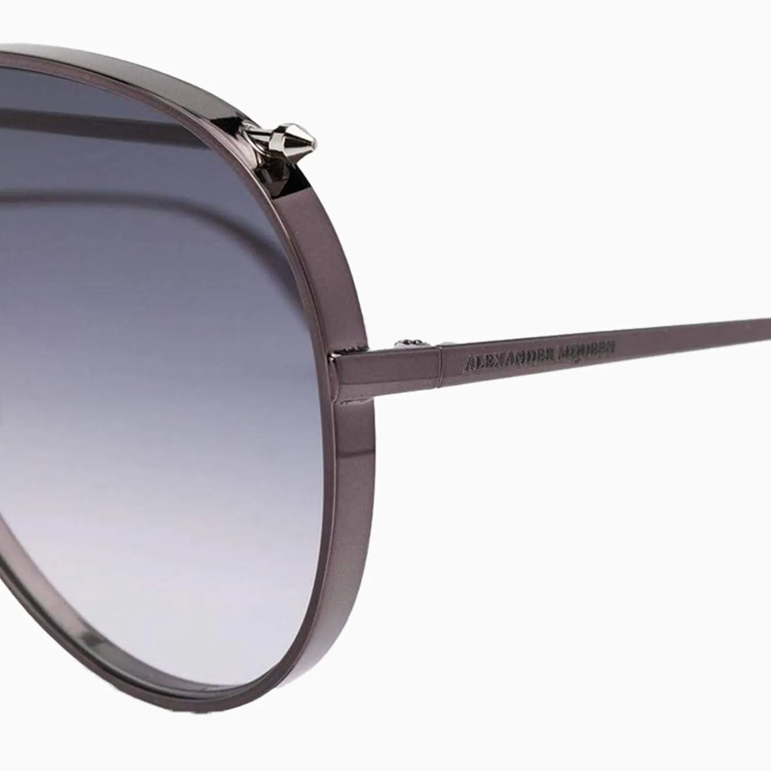 Alexander Mcqueen Pilot Metal Grey Sunglasses