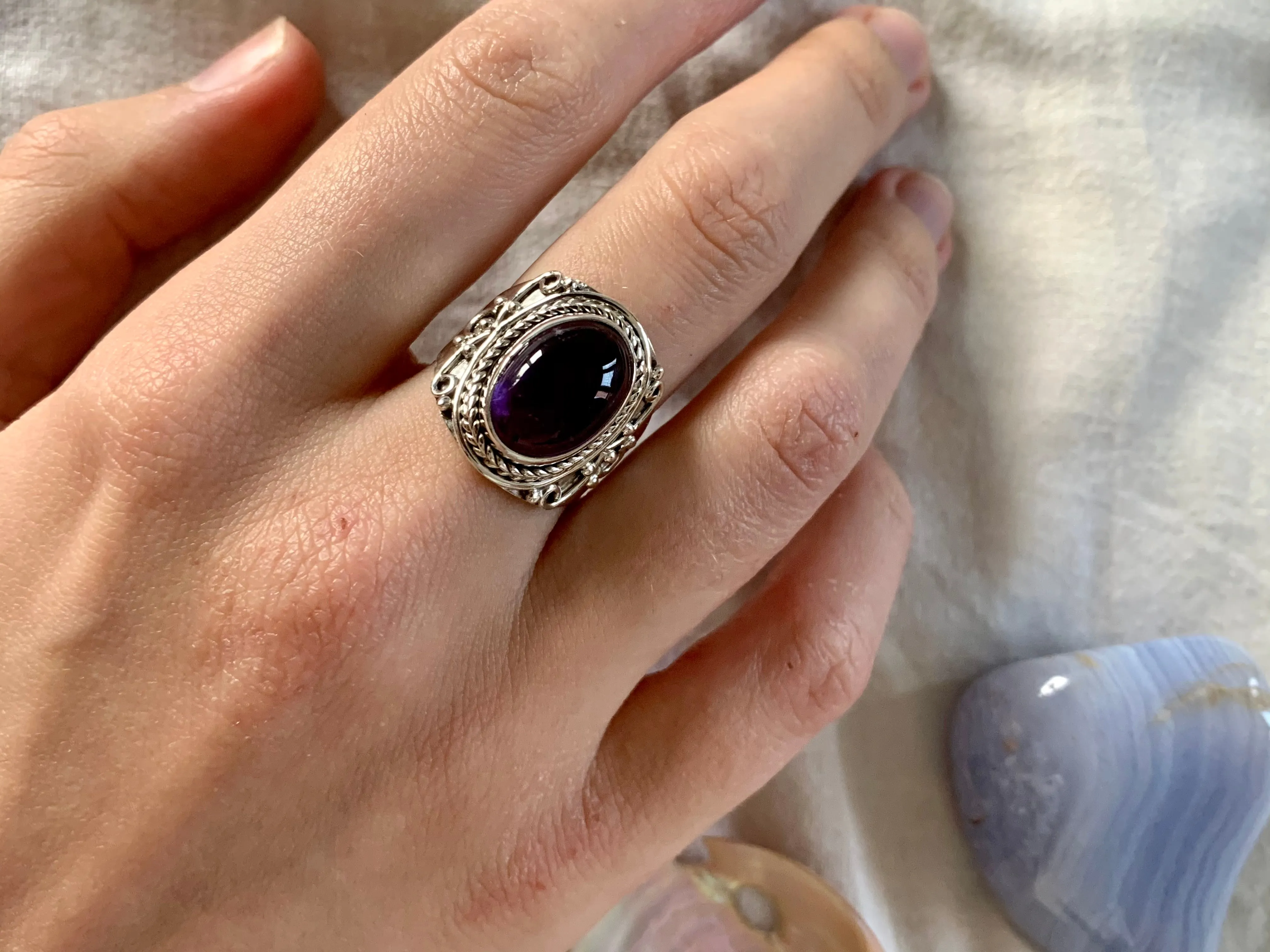 Amethyst Freya Ring