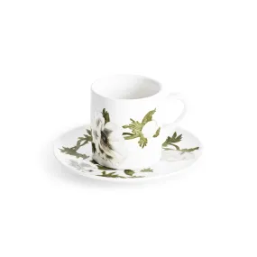 Anemone Painted Demitasse Set of 4