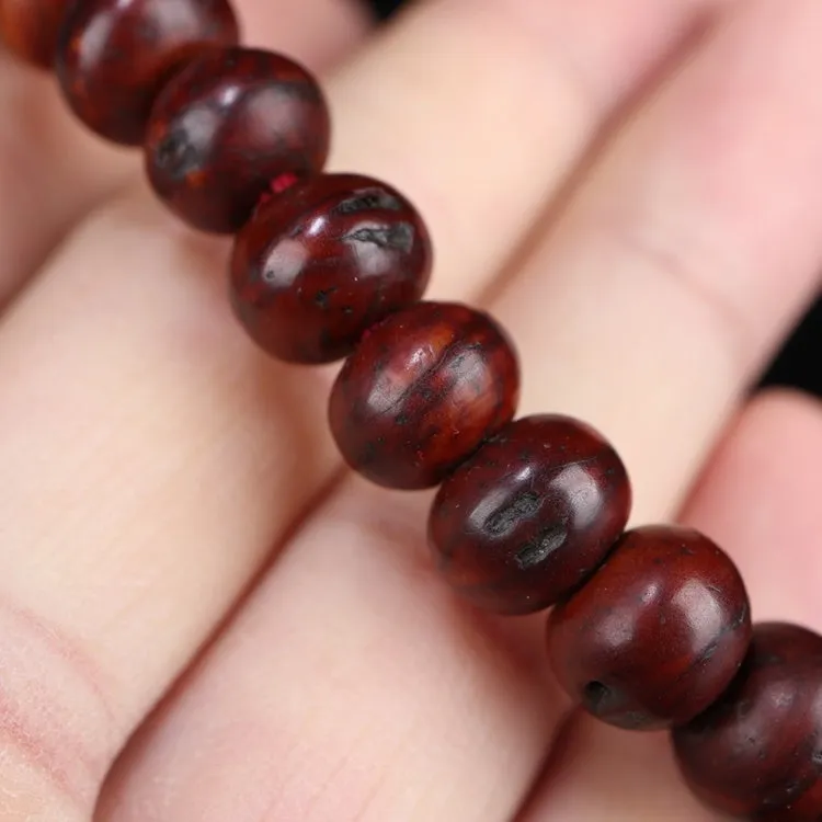 Antique Tibetan Red Bodhi Beads Wrist Mala