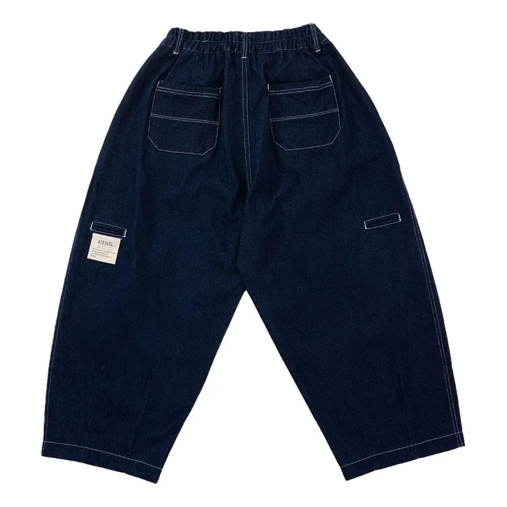 A[S]USL DENIM SIGNATURE PANTS-DENIM