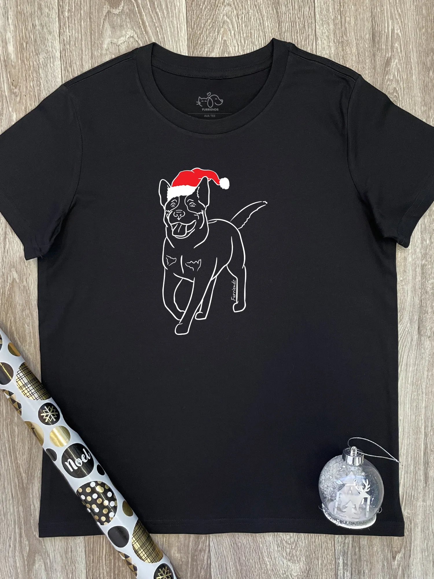 Australian Cattle Dog Christmas Edition Ava Women's Regular Fit Tee