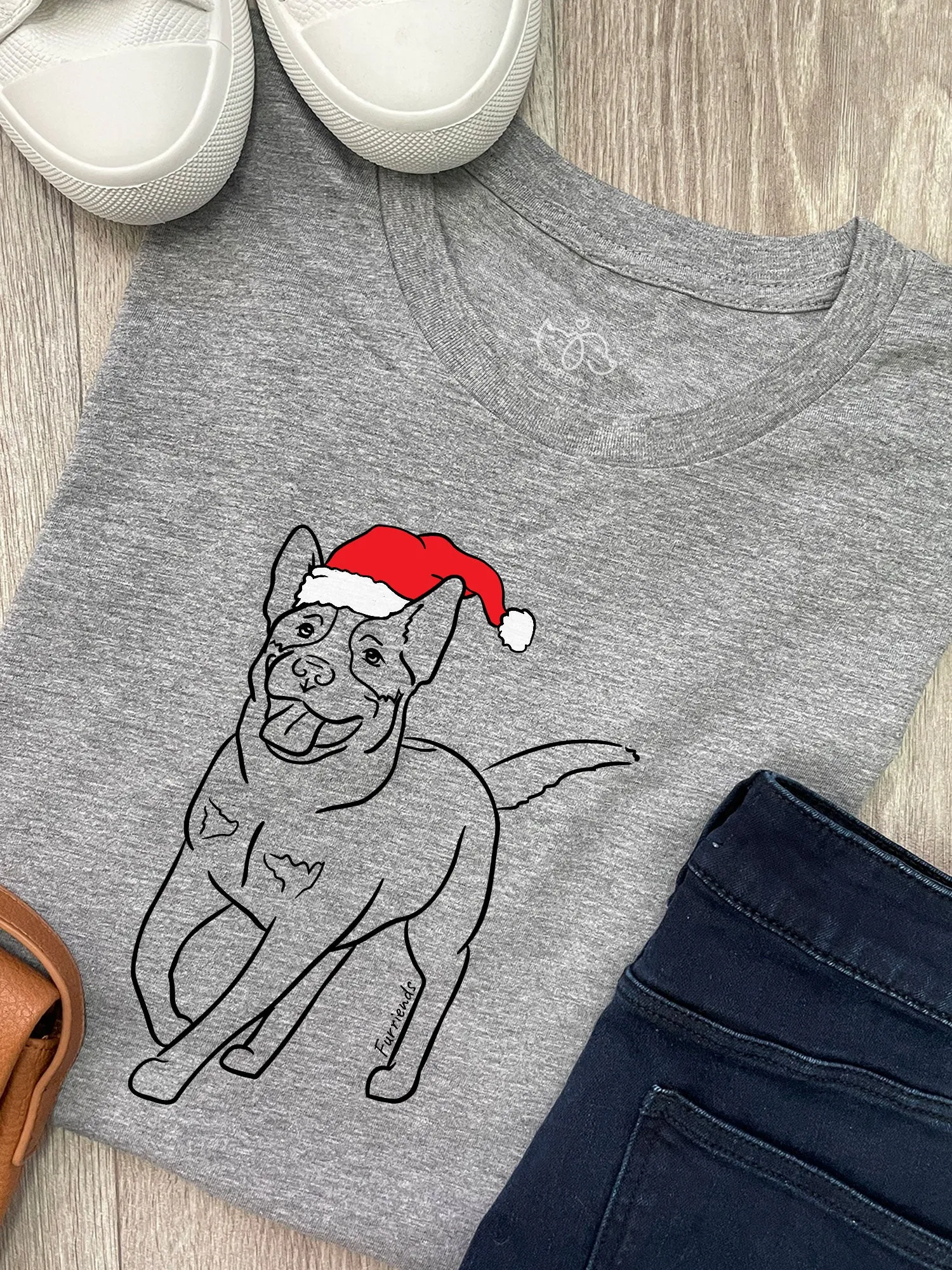 Australian Cattle Dog Christmas Edition Ava Women's Regular Fit Tee