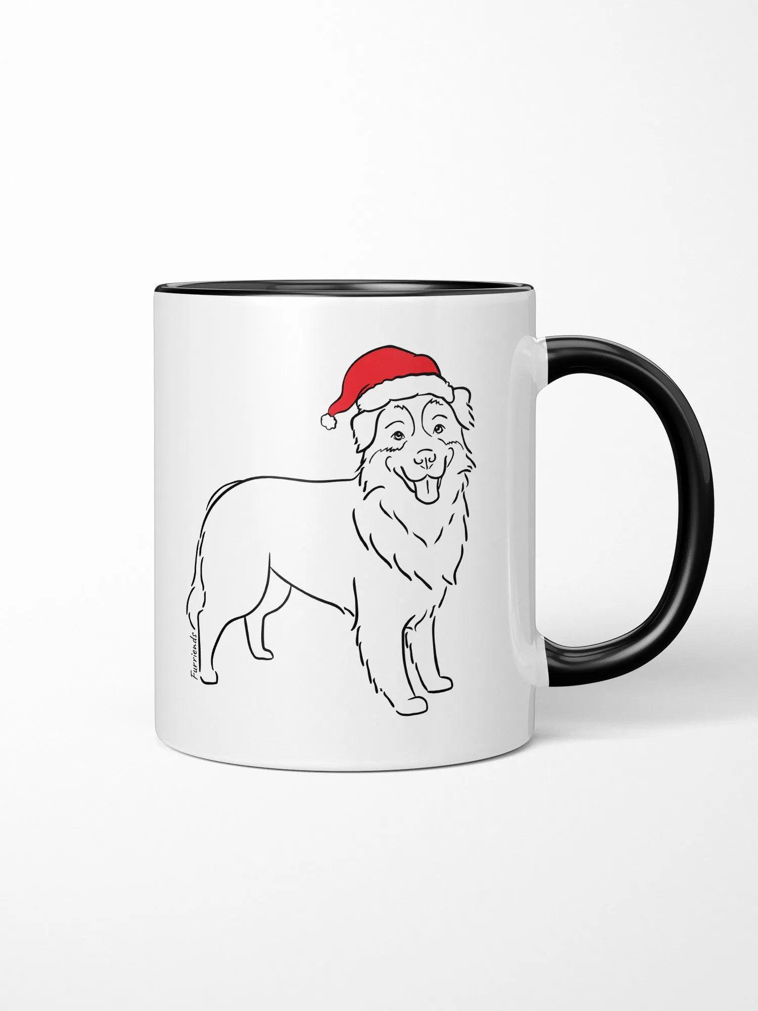 Australian Shepherd Christmas Edition Ceramic Mug