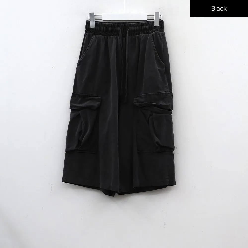 Banded Loose Fit Cargo Shorts CY18