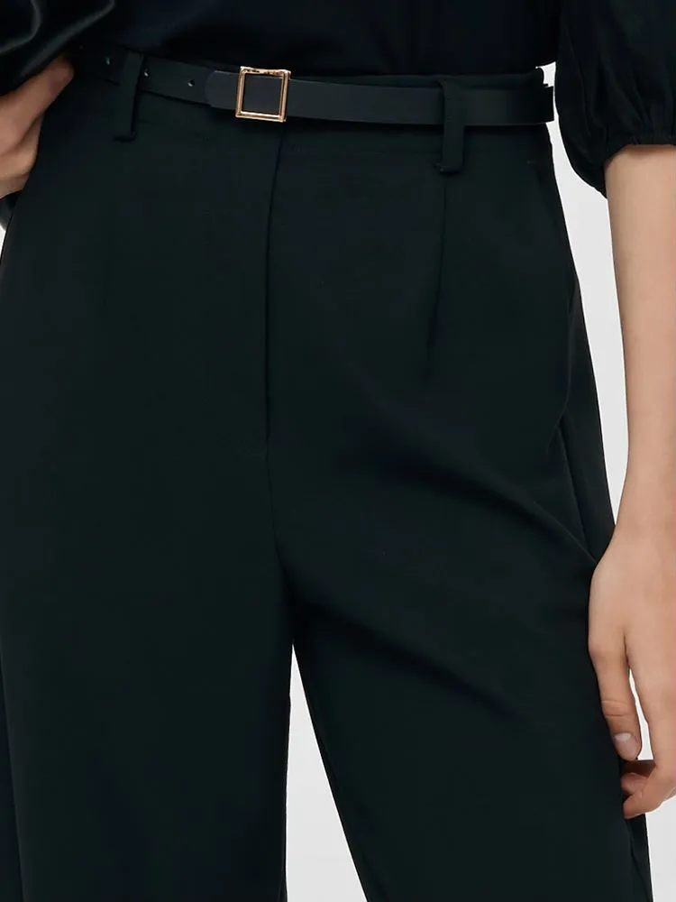 Basic High-Waisted Women Pants