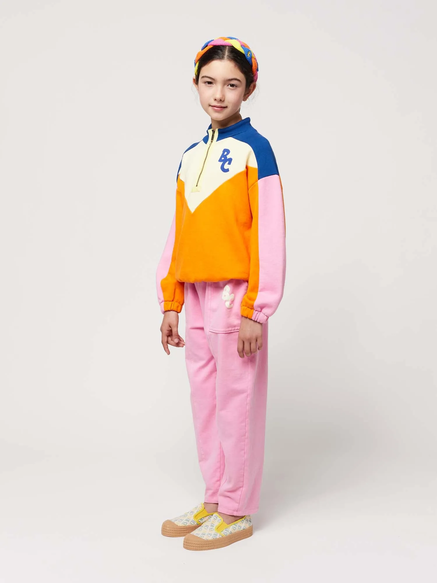 BC Color Block Zipped Sweatshirt