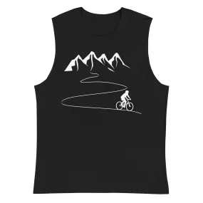 Berge - Kurve Linie - Radfahren -   - Unisex Muscle Shirt | Bella   Canvas 3483