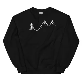 Berge - Radfahren - (F) (12) - Unisex Crew Neck Sweatshirt | Gildan 18000