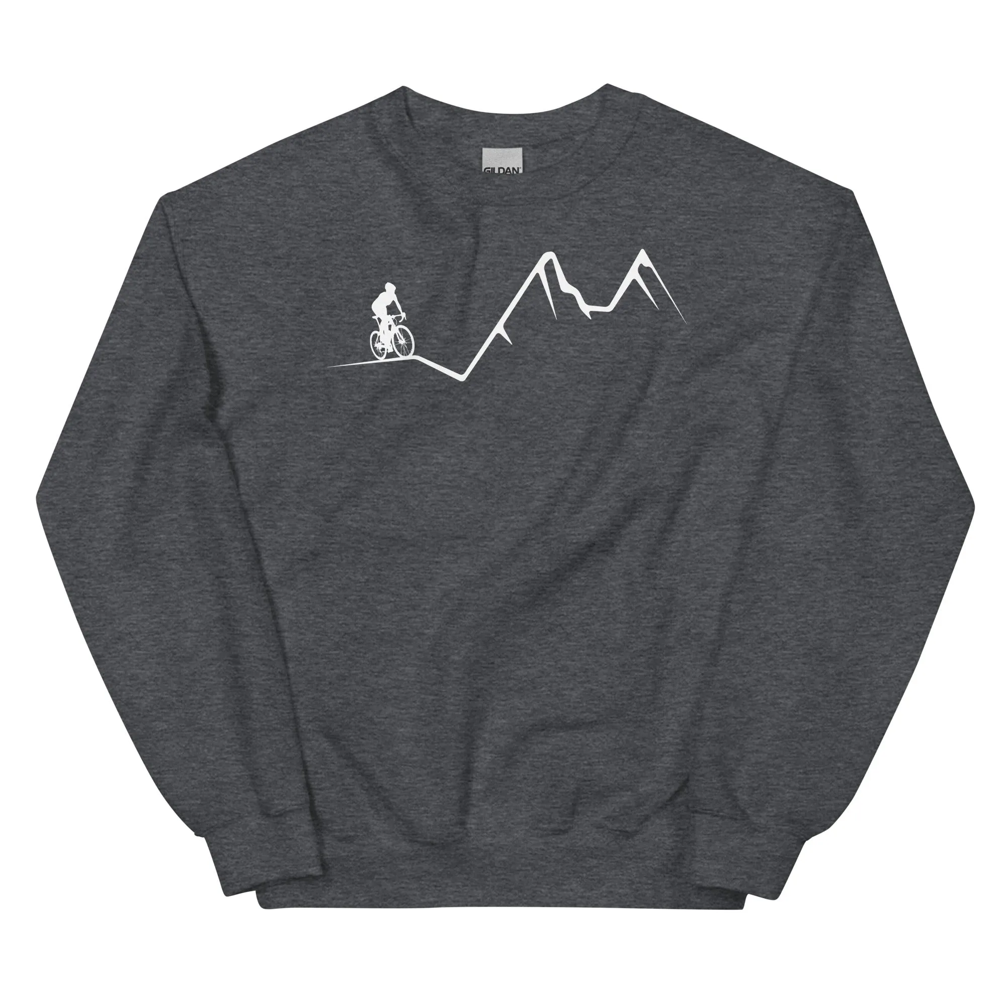 Berge - Radfahren - (F) (12) - Unisex Crew Neck Sweatshirt | Gildan 18000