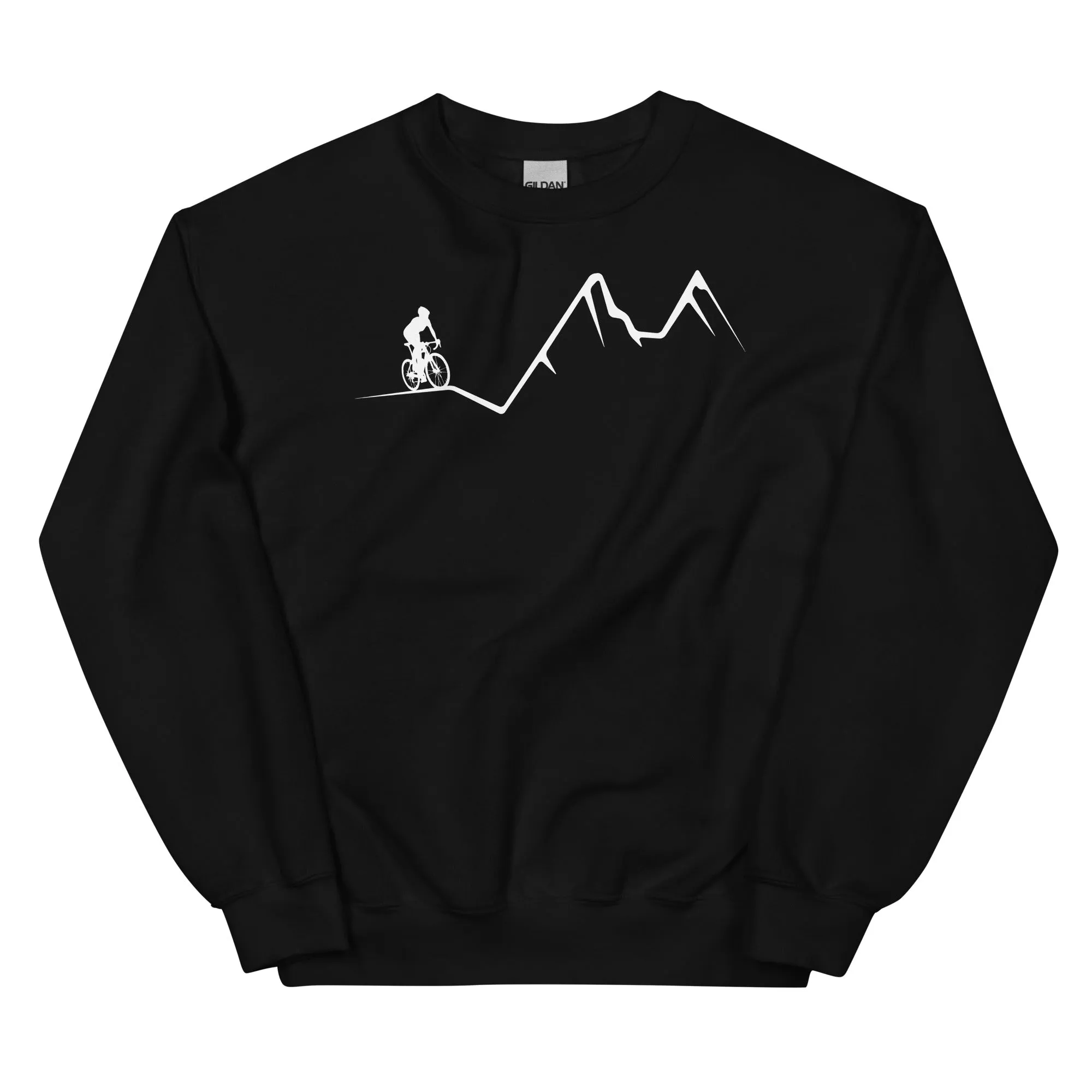 Berge - Radfahren - (F) (12) - Unisex Crew Neck Sweatshirt | Gildan 18000