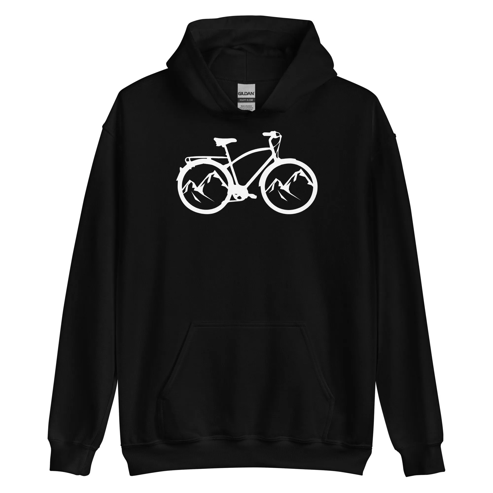 Berge_-_Radfahren_-_(F)_(17) - Unisex Heavy Blend Hoodie | Gildan 18500