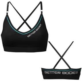 Better Bodies Cherry H. Short Top - Black-Aqua