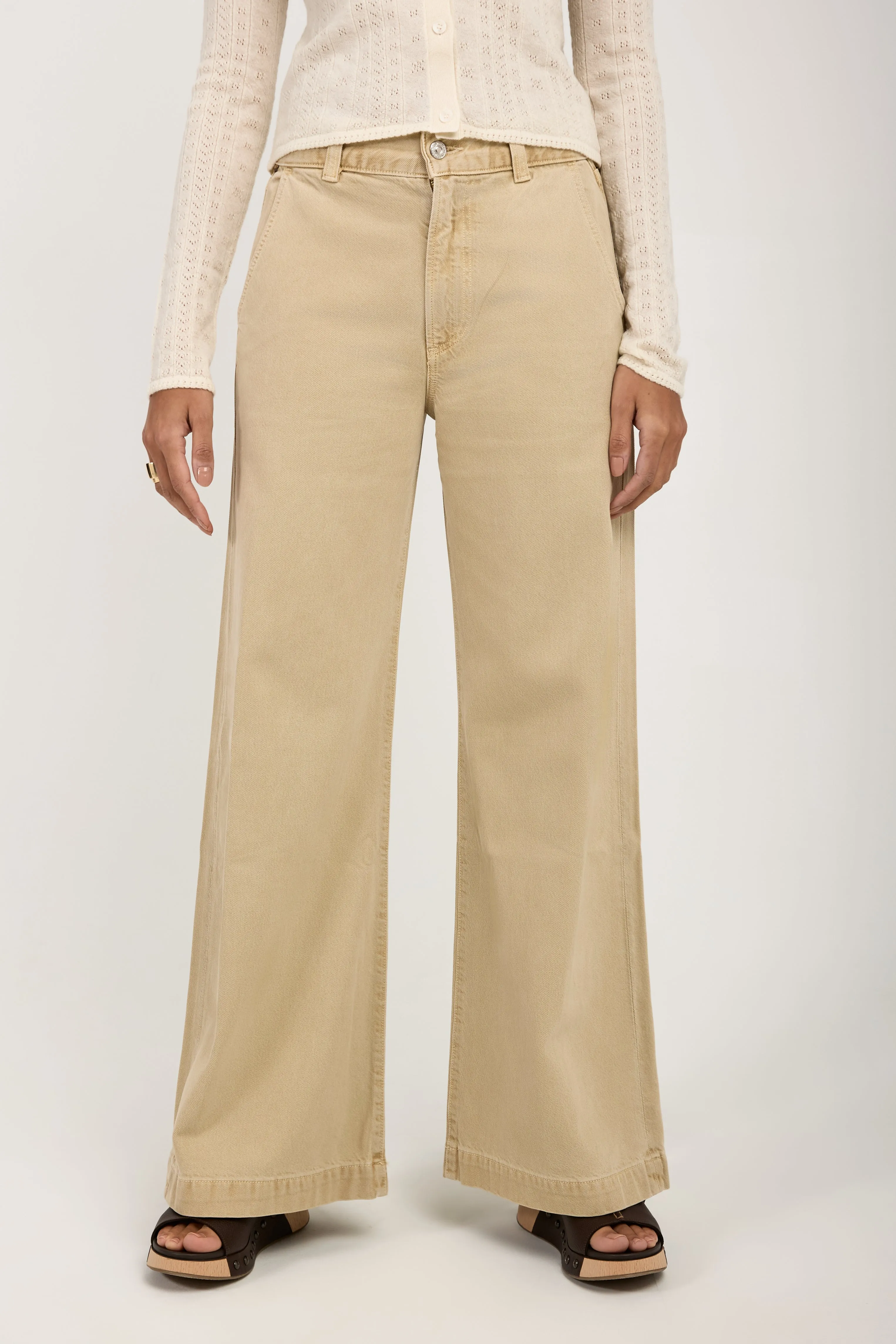 Beverly Trouser Jean in Taos Sand