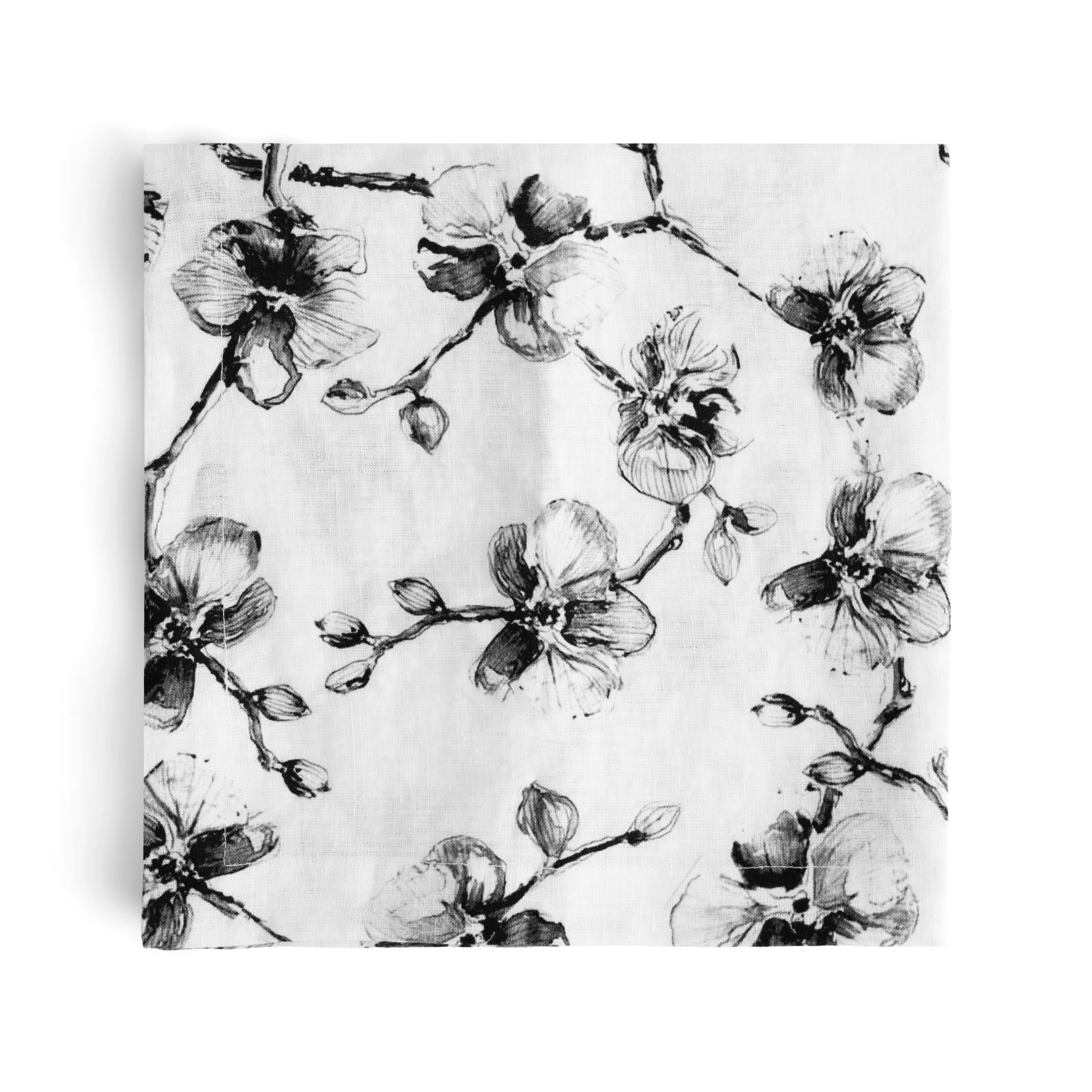 Black Orchid Dinner Napkin Set