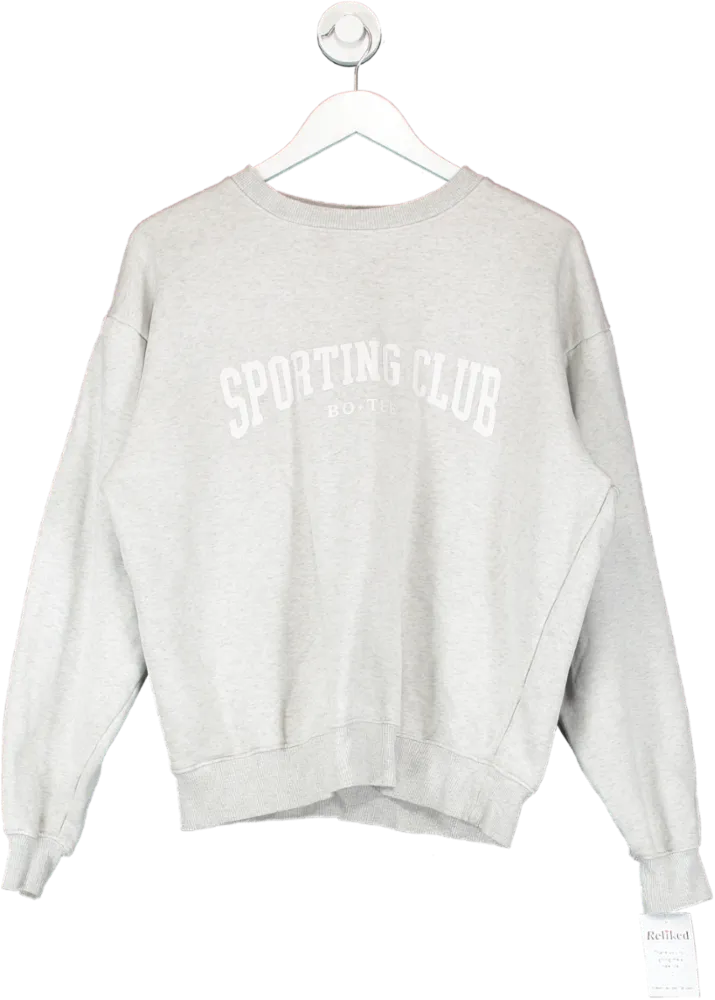 Bo   Tee Grey Origin Oversized Sweatshirt Sporting Club UK M