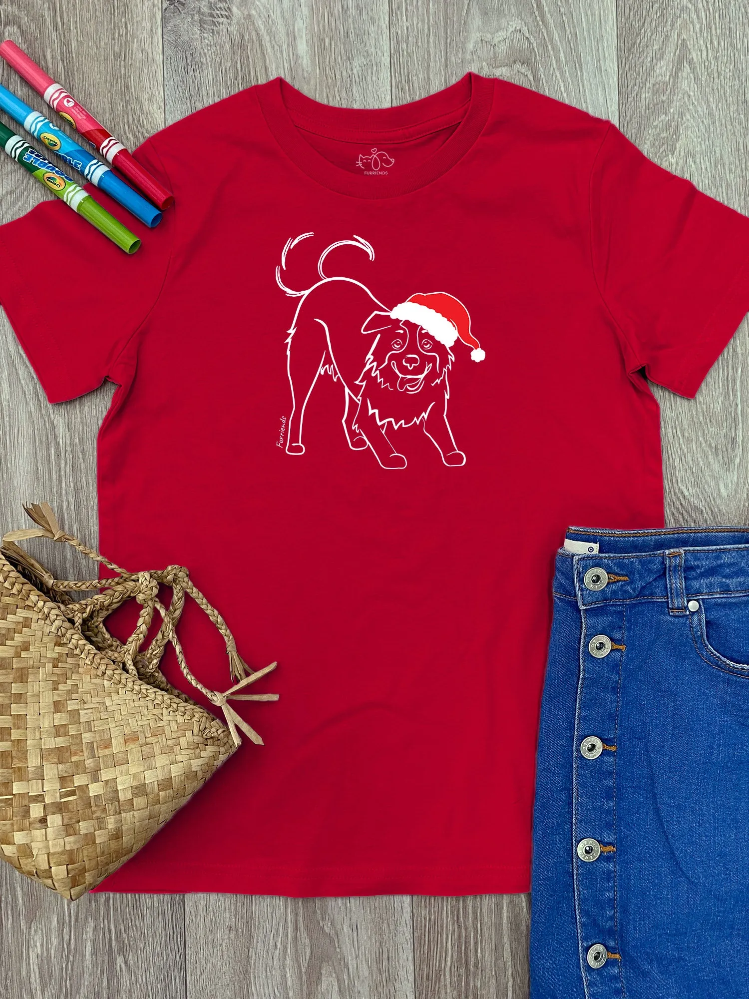 Border Collie Christmas Edition Youth Tee