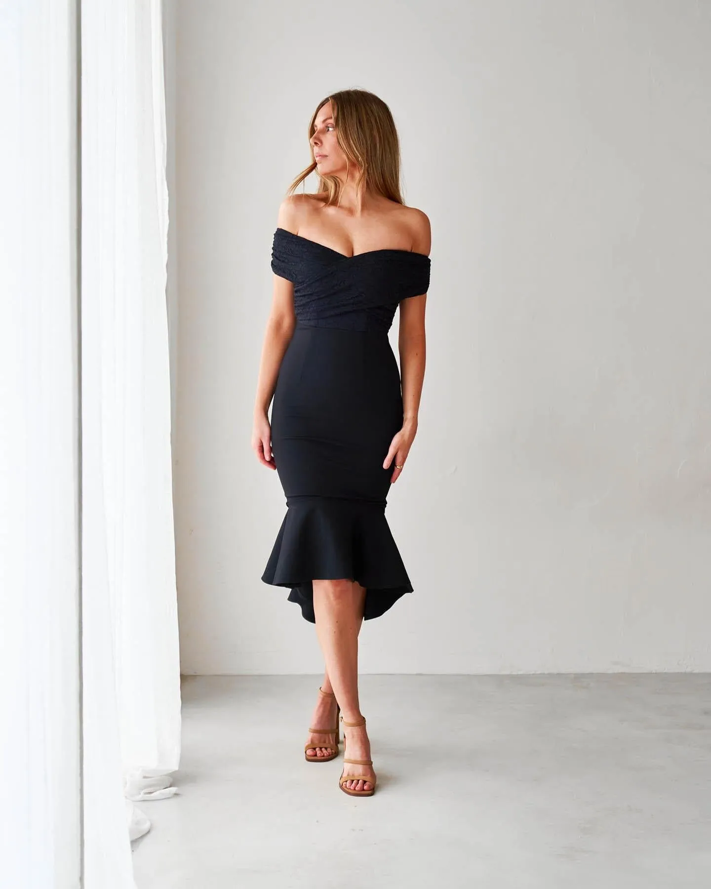 Brenna Dress-Black