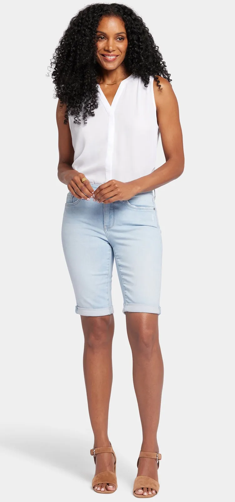 Briella Short Lichtblauw Premium Denim | Estrella