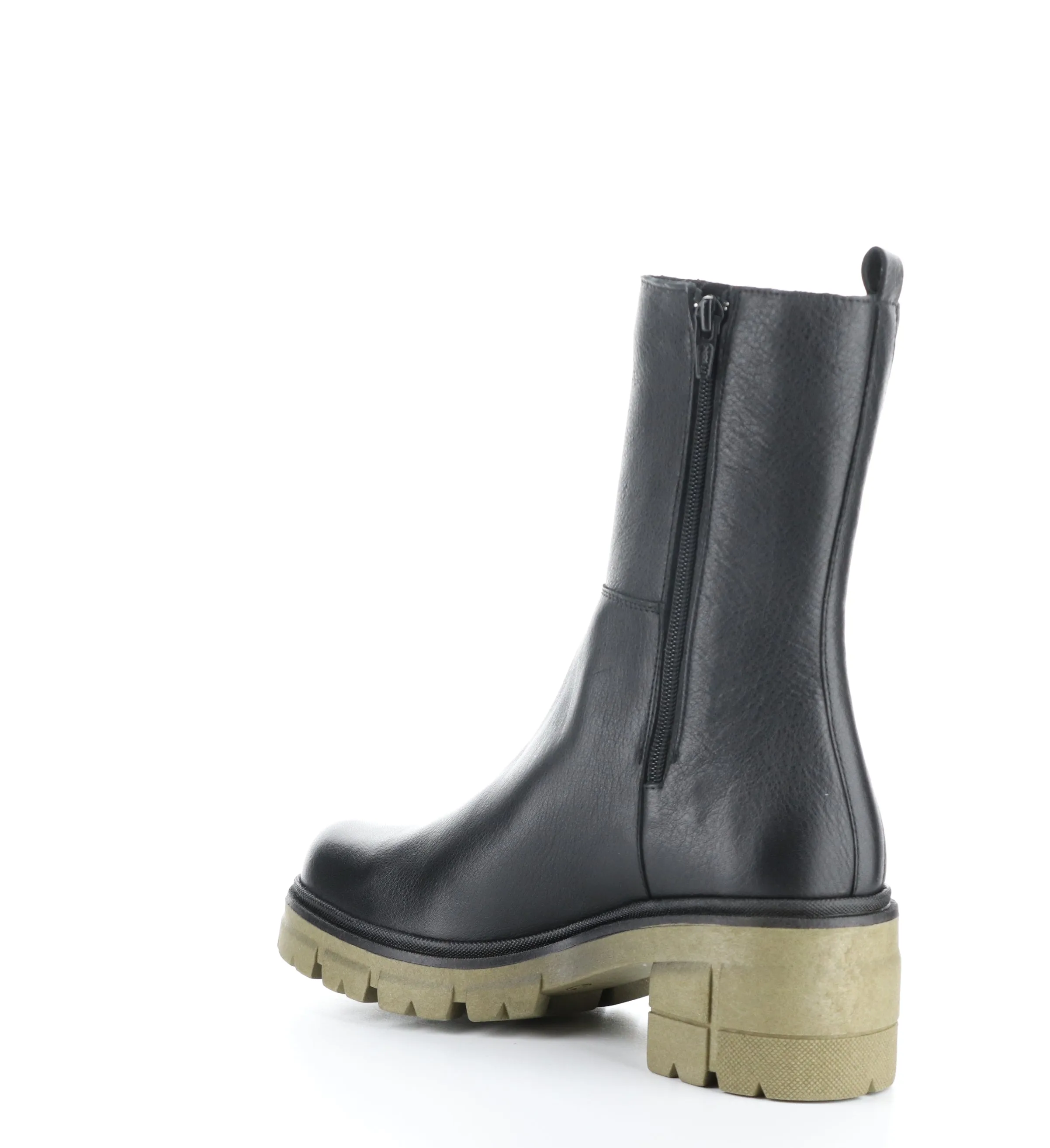 BRUNAS BLACK/GREEN Elasticated Boots