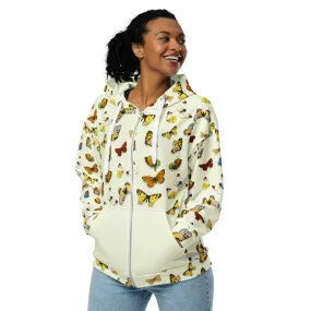 Butterfly Kaleidoscope Unisex zip hoodie