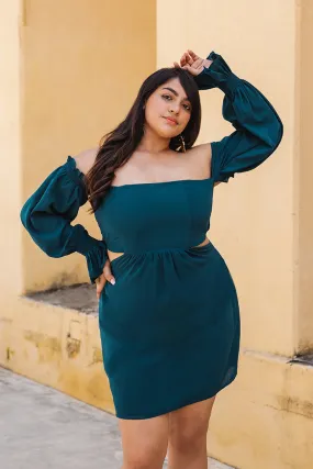 Celeste - Smocked Up Teal Dress (Final Sale)