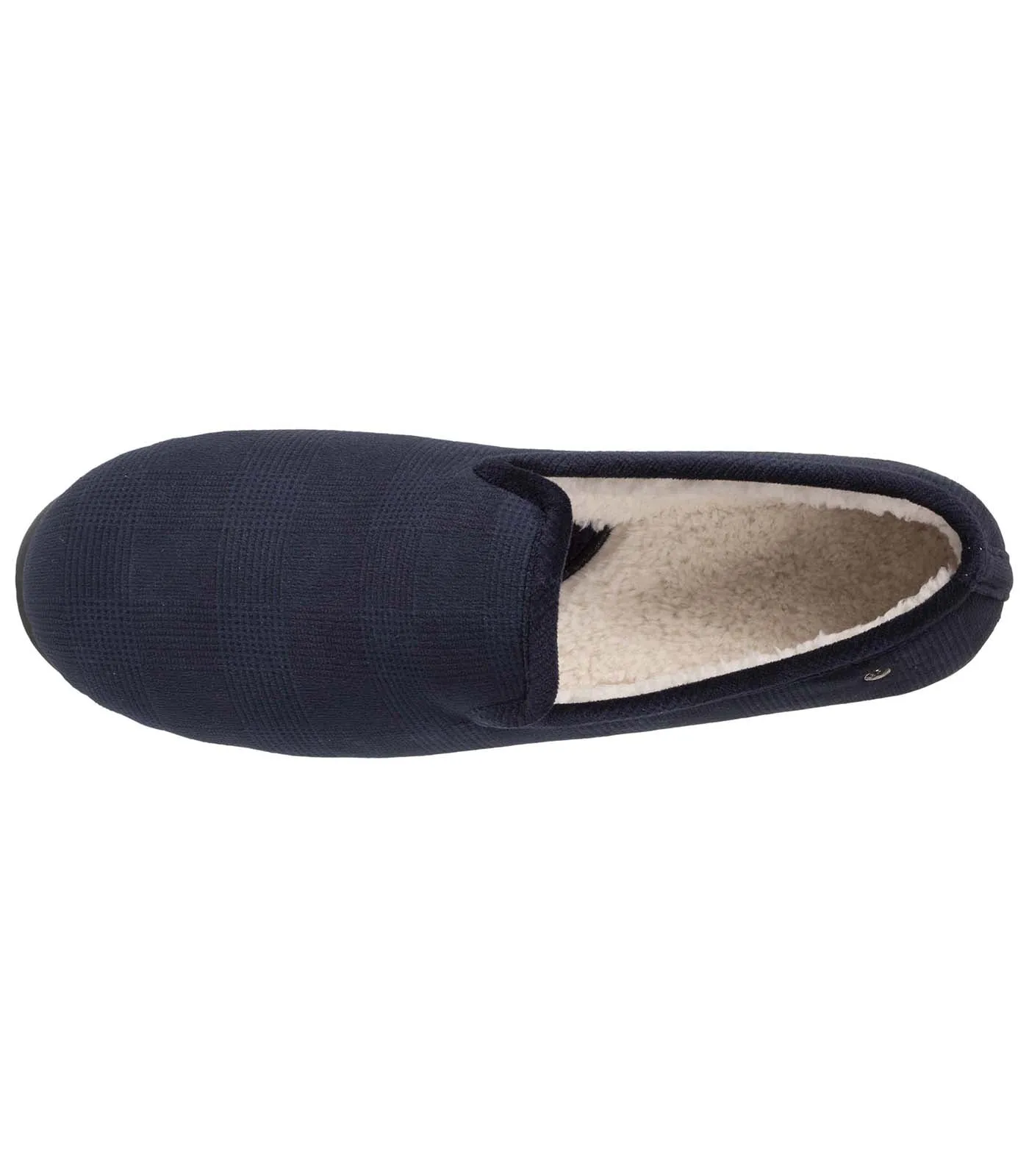 Chaussons charentaises Homme Marine Sherpa