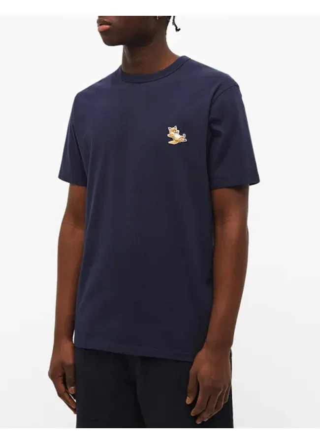 Chillax Fox Patch Classic Tee-Shirt