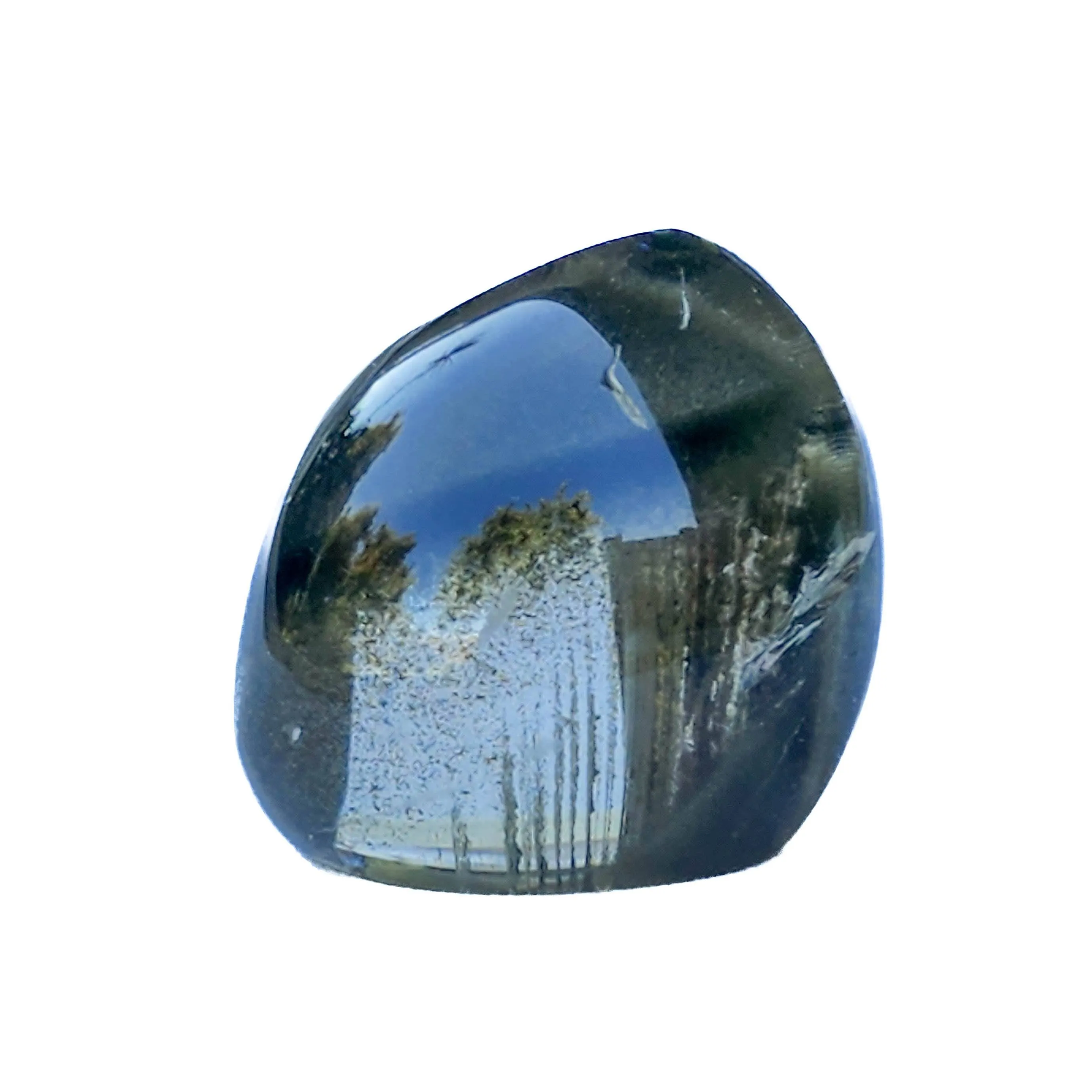 Chlorite Quartz Free Form - Phantom Chlorite Quartz Lens