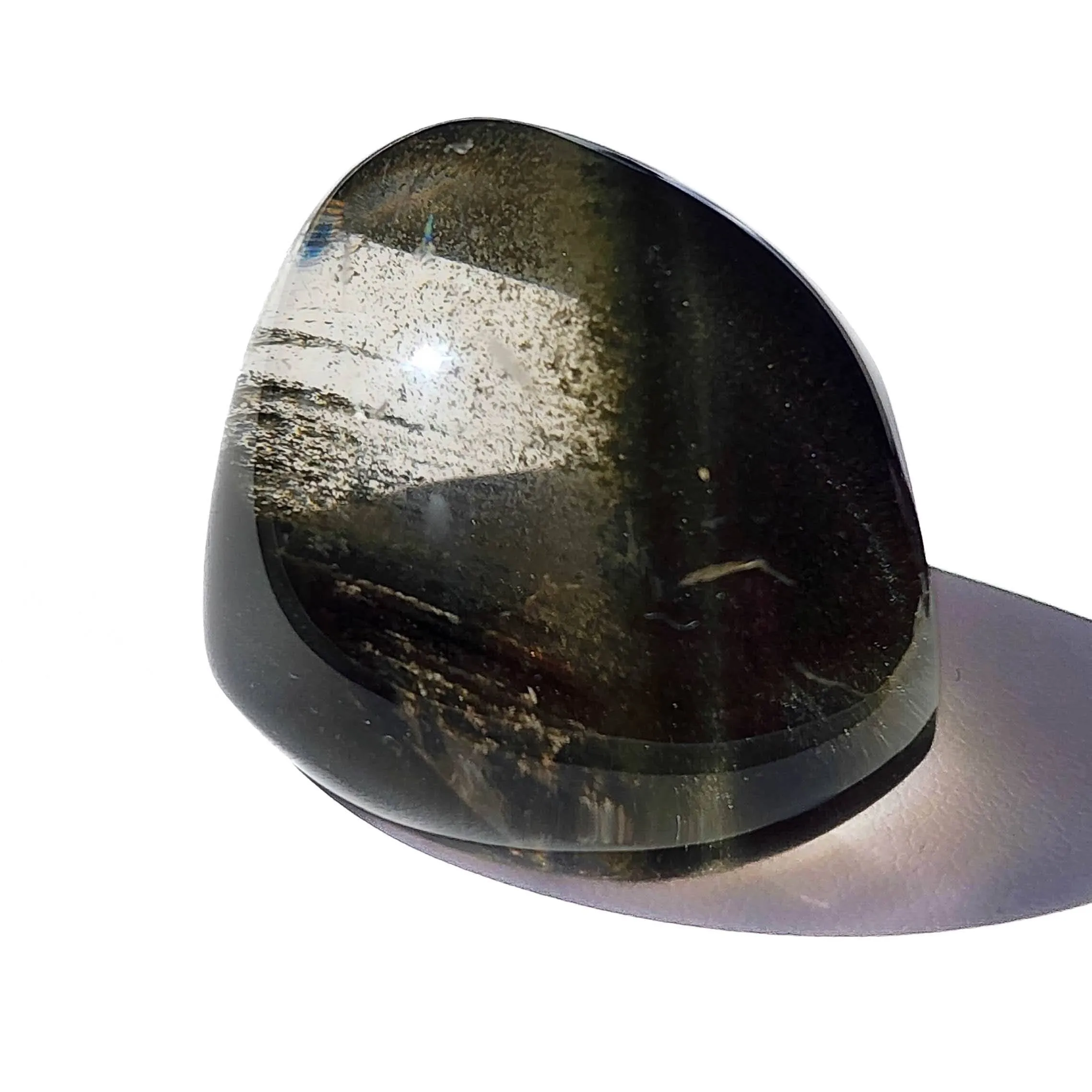 Chlorite Quartz Free Form - Phantom Chlorite Quartz Lens