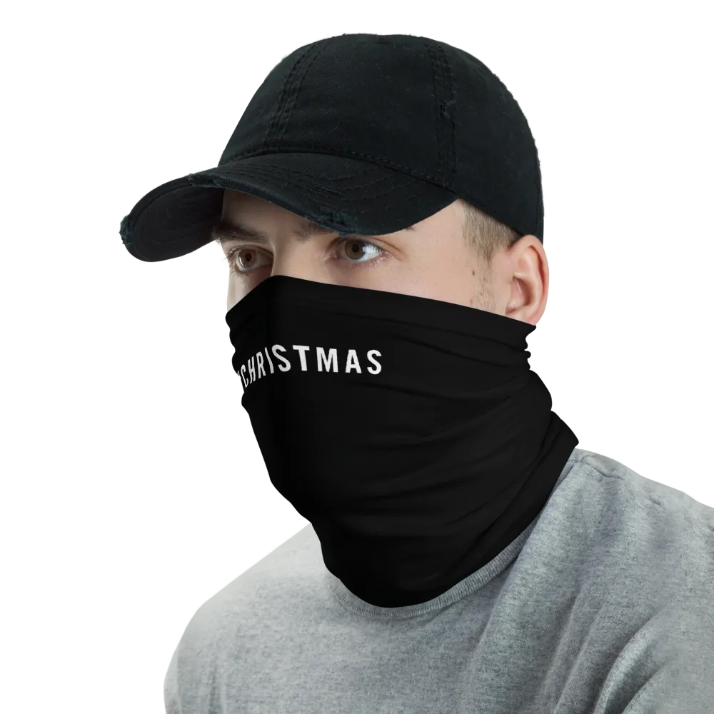 #CHRISTMAS Hashtag Neck Gaiter