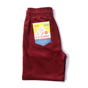 Cookman Chef Short Pants - Corduroy : Wine