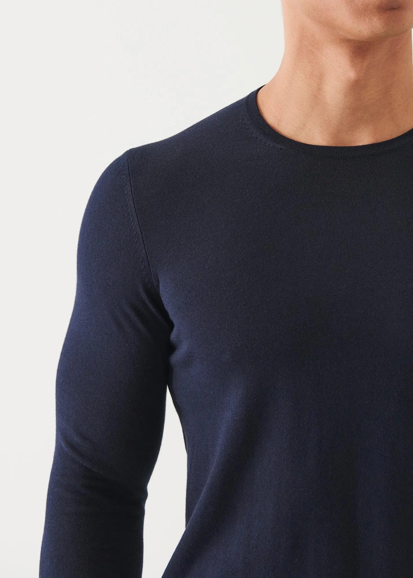 COTTON CUPRO CREWNECK