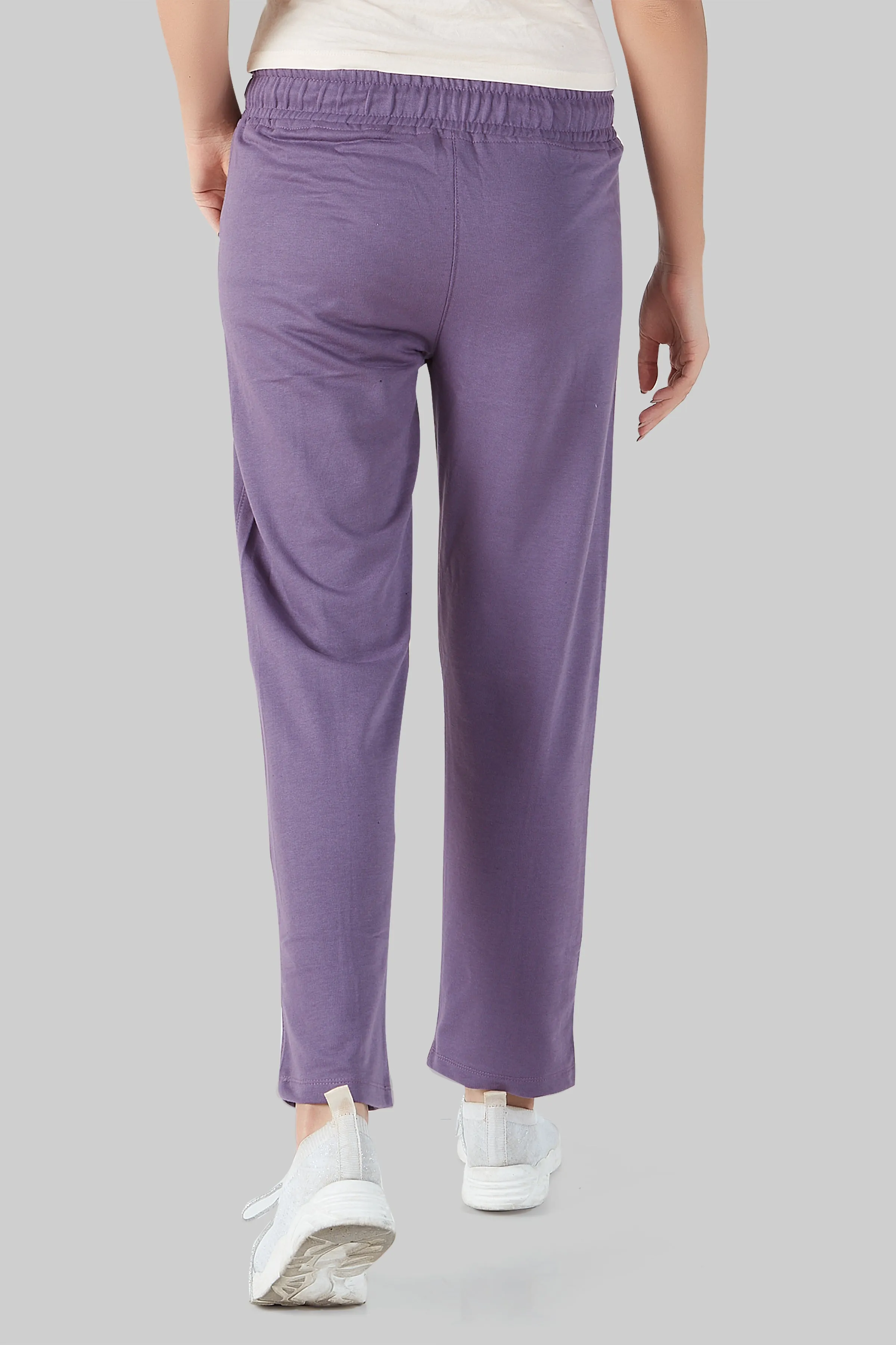 Cotton Regular Fit Lounge Pants For Women