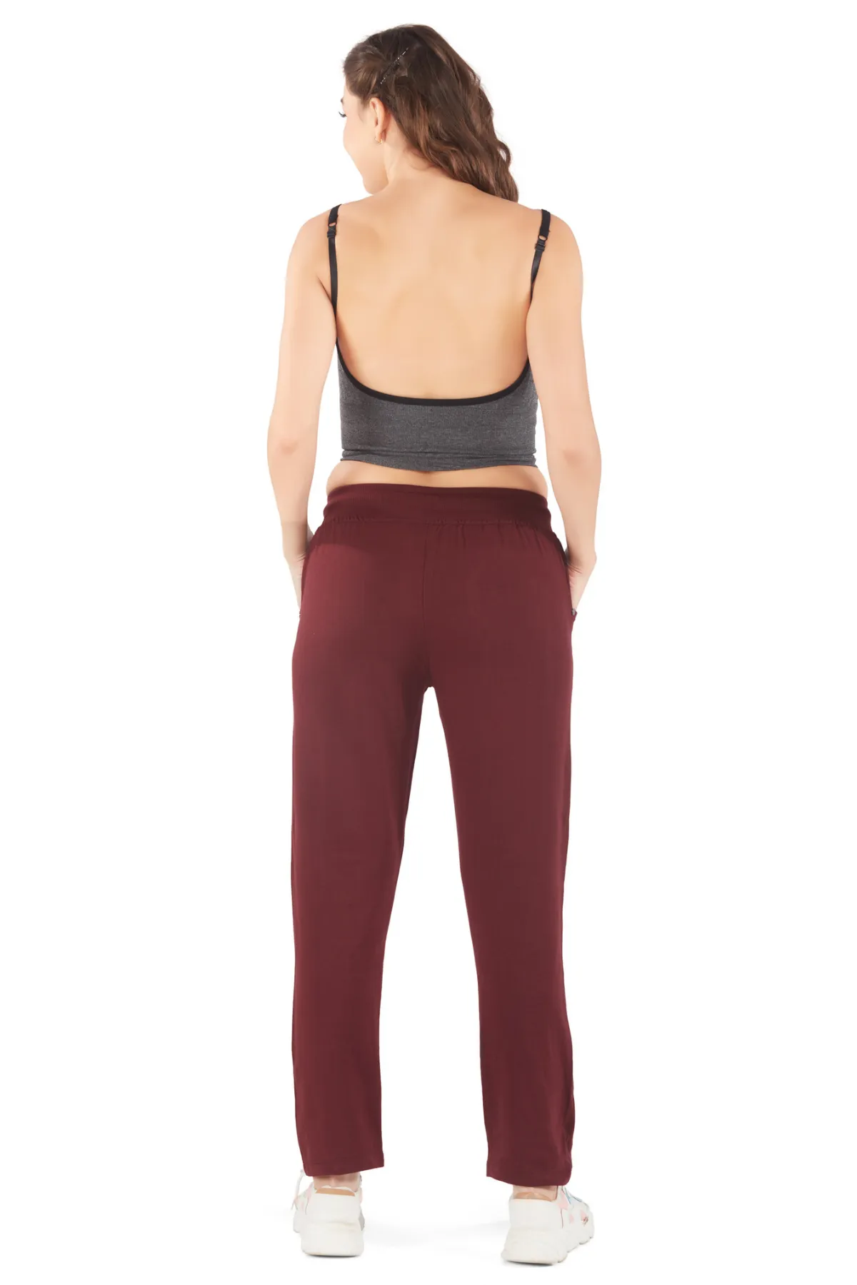 Cotton Regular Fit Lounge Pants For Women