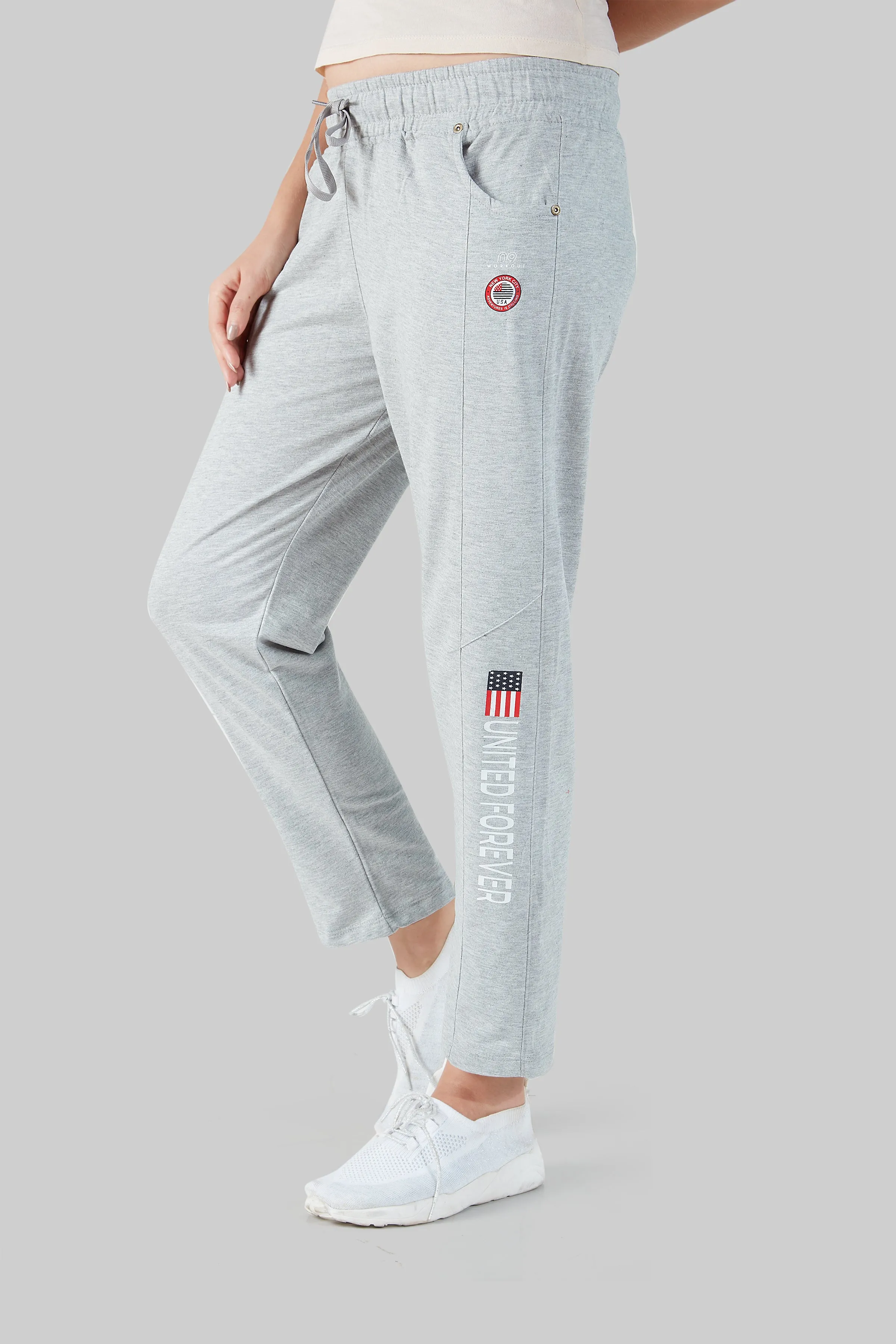 Cotton Regular Fit Lounge Pants For Women