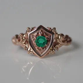 Custom Shield Ring  1323.00