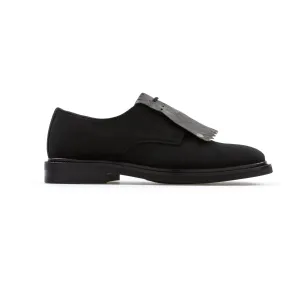 'Daniella'  vegan women's Derby by Bourgeois Boheme - black suede