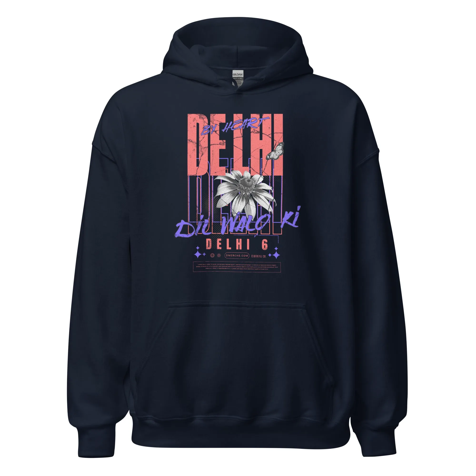 Delhi by heart Unisex Hoodie