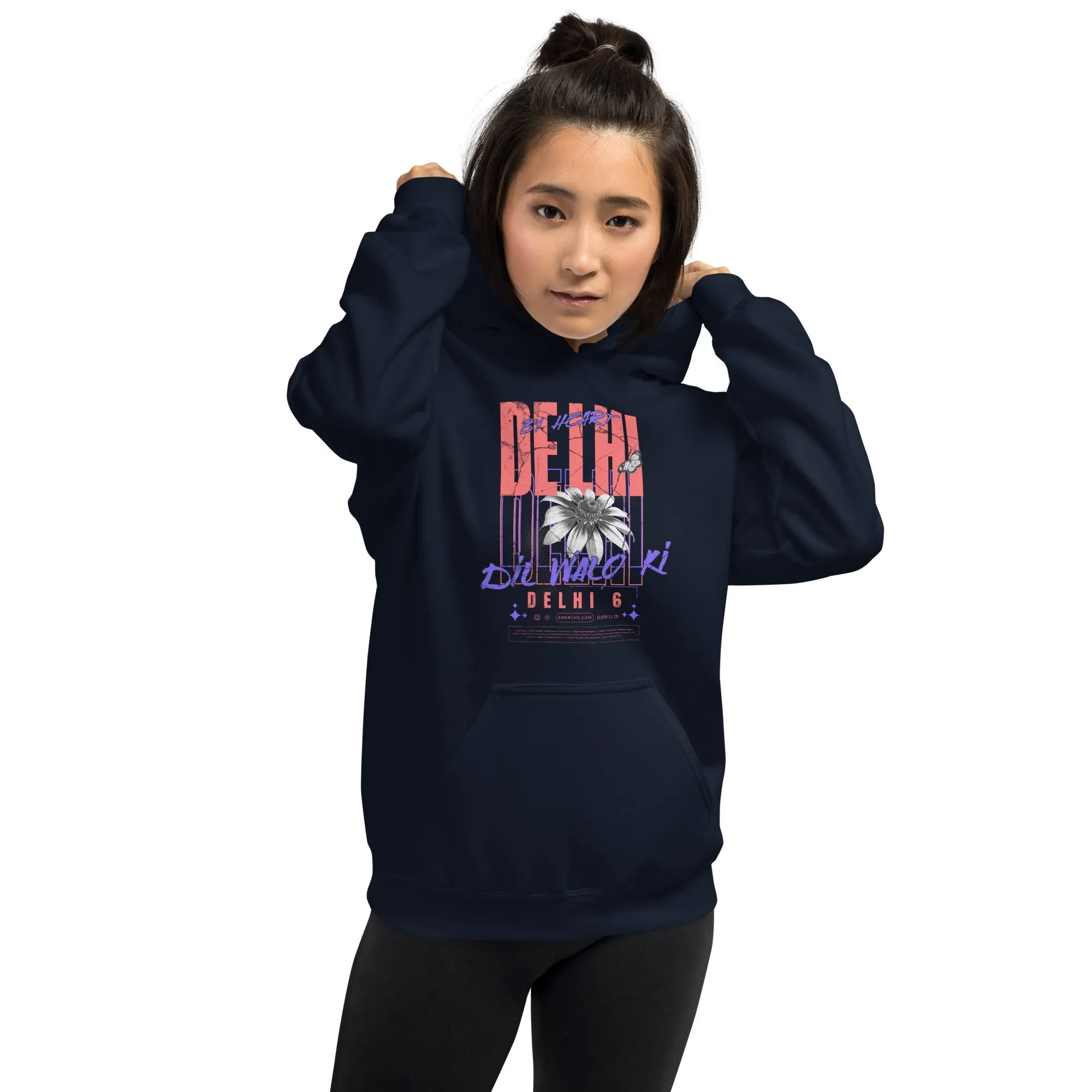 Delhi by heart Unisex Hoodie