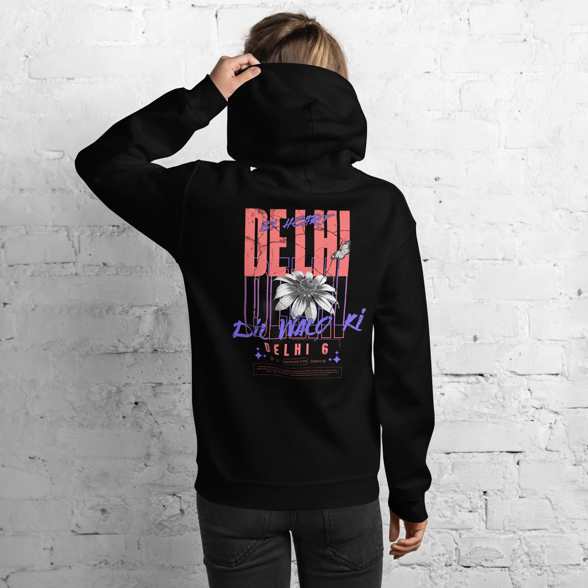 Delhi by heart Unisex Hoodie