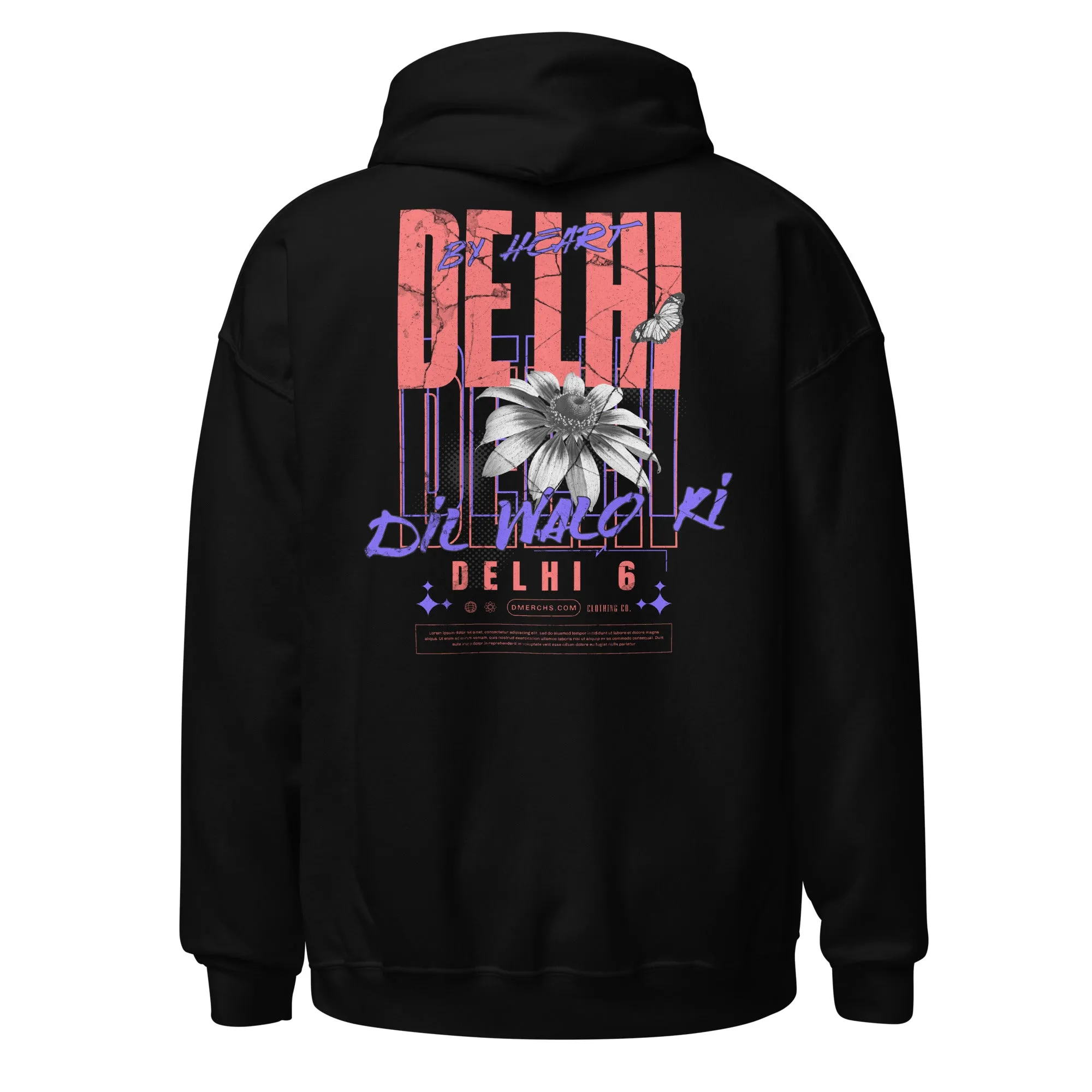 Delhi by heart Unisex Hoodie