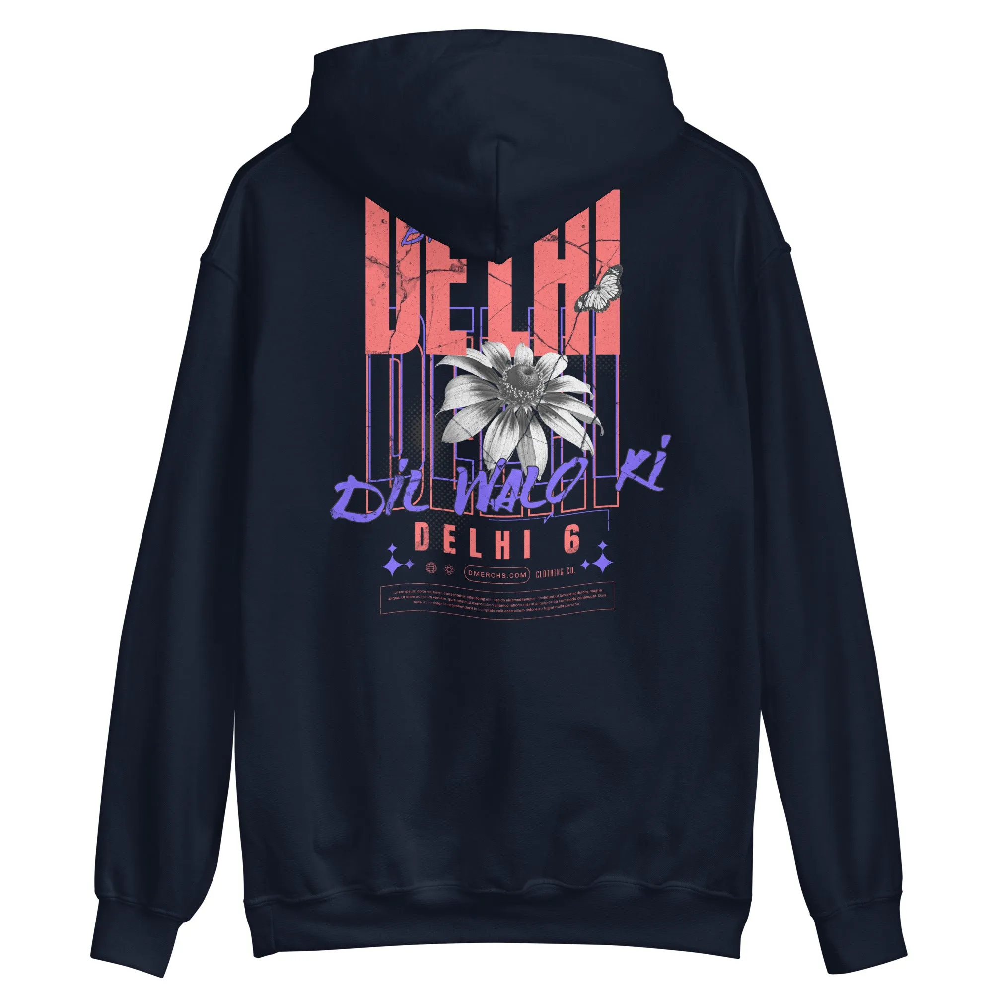 Delhi by heart Unisex Hoodie